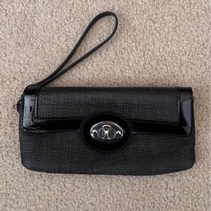 Ann Taylor Black Clutch Bag / Wristlet